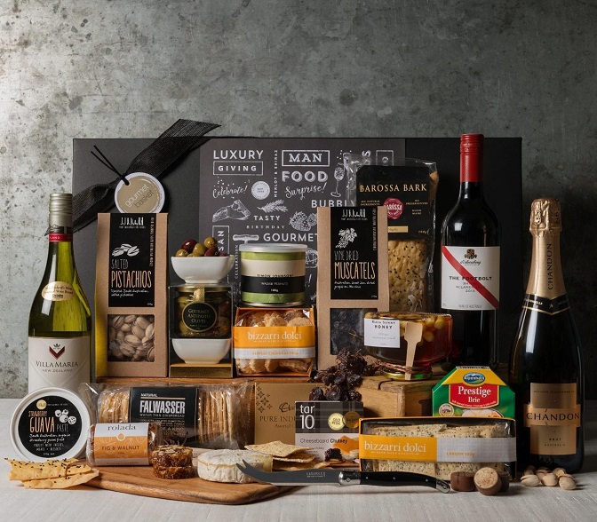 Premium Cheese and Wine Office Share Hamper